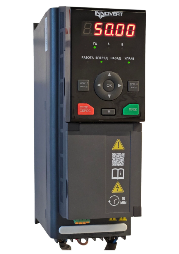 INNOVERT IMD152U43E с векторным управлением,1,5кВт, 380В, 3.8А